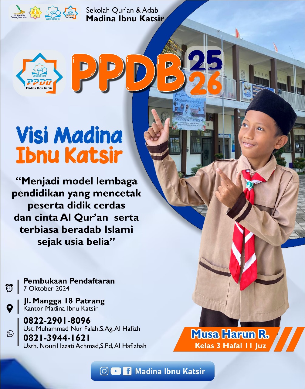 PPDB Madina Ibnu Katsir 2024