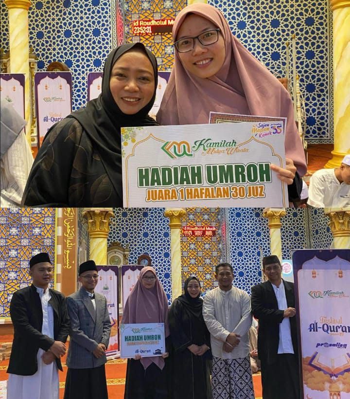Berkah Al-Qur'an, Zainab Mendapat Hadiah Umroh Dari Festival Qur'an Prosalina Berkah Al-Qur'an, Zainab Mendapat Hadiah Umroh Dari Festival Qur'an Prosalina