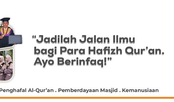 Sedekah untuk mahasiswa penghafal Al-Qur'an