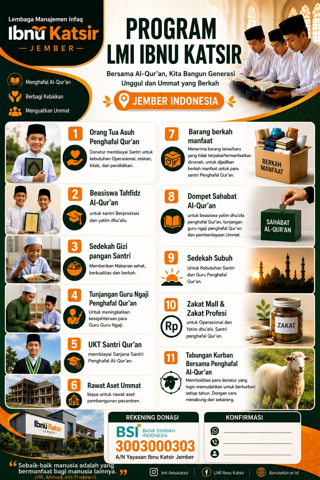 Program Kemanusiaan LMI Ibnu Katsir Jember Program Kemanusiaan LMI Ibnu Katsir Jember