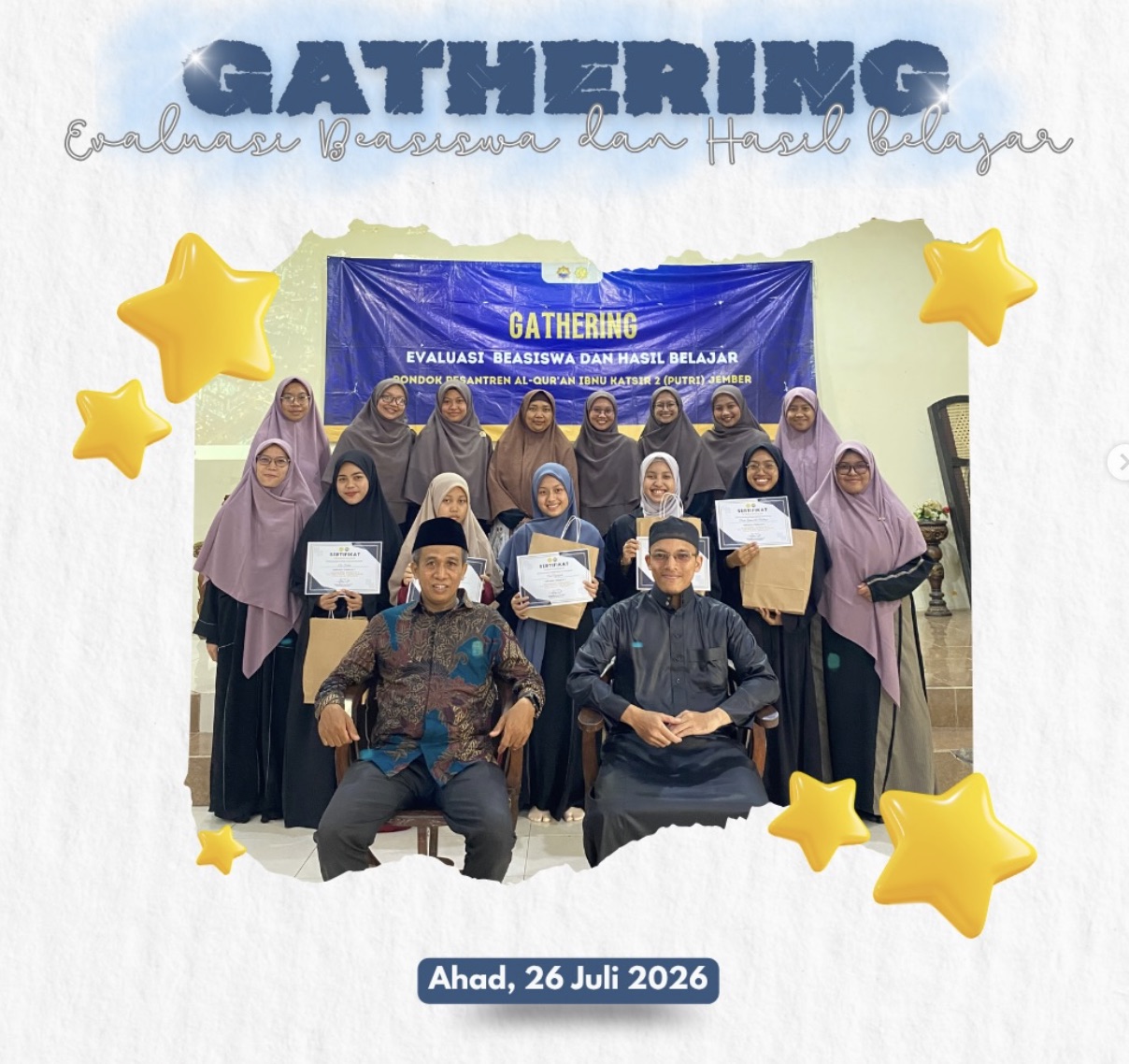 Gathering Ibnu Katsir 2: Evaluasi Pembelajaran dan Sinergi Bersama Wali Mahasantri